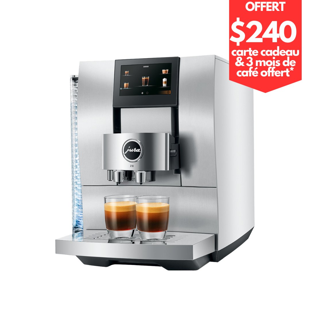 Gift card offered with the purchase of a Jura Residential Machine. - Café Liégeois