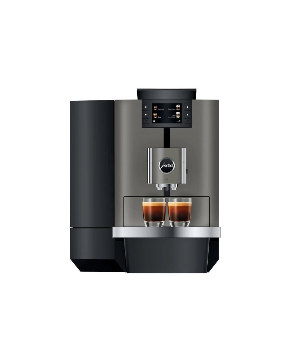 Jura - X10 Dark Inox - (JU15669) - Café Liégeois